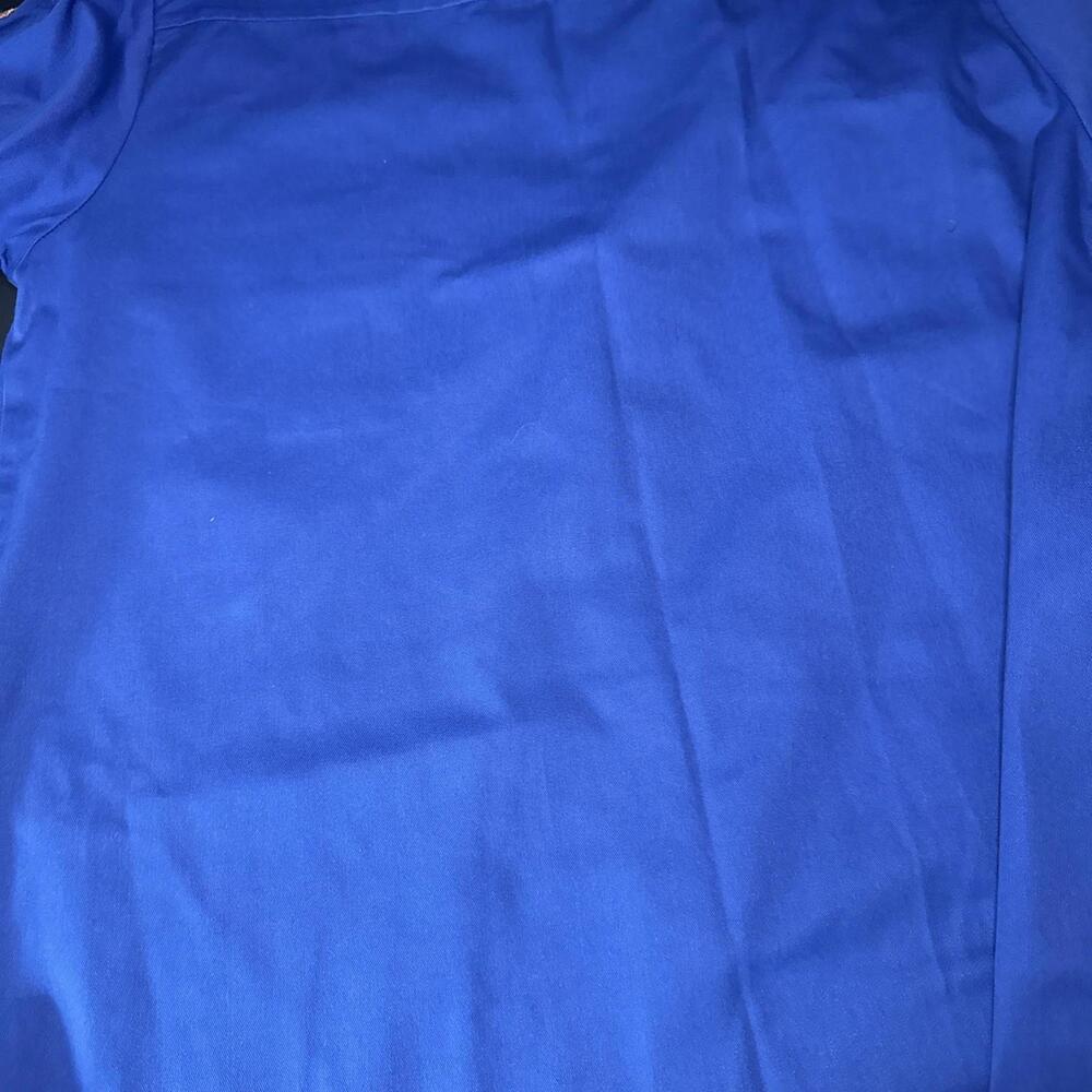 VTG 70's CAVI Men 2XL Blue Military Style Button Down Shirt EUC - Picture 10 of 10